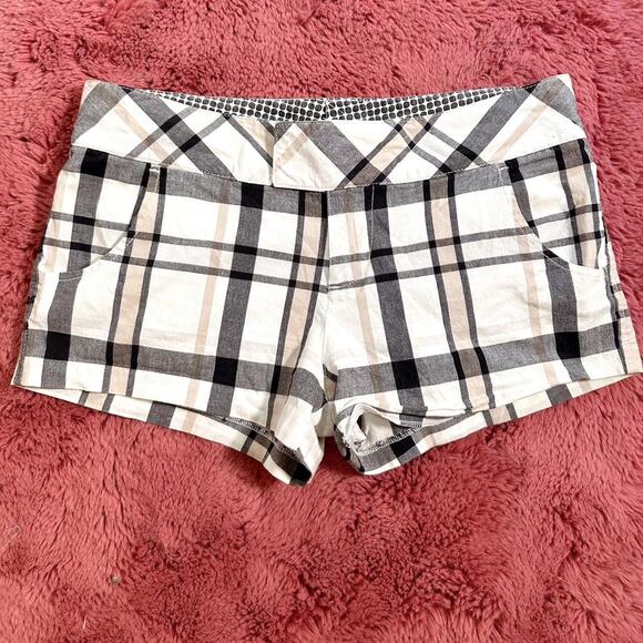 y2k roxy plaid shorts - Picture 1 of 7